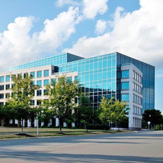 Photo of a hospital building