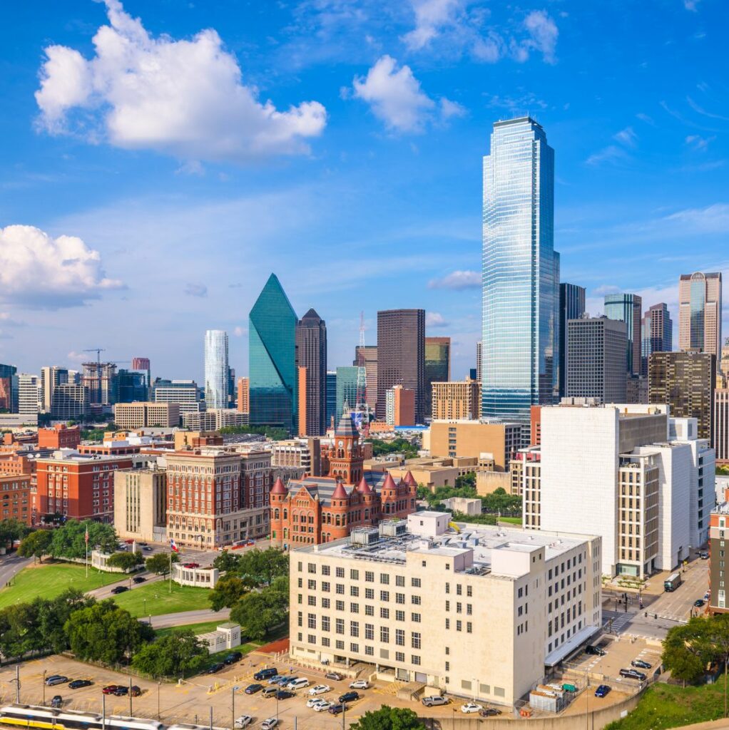 dallas skyline during the day